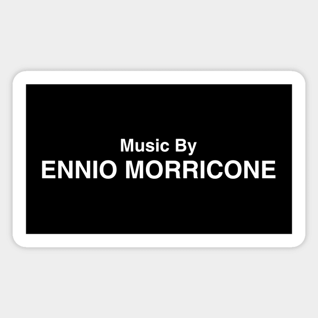 Music By Ennio Morricone Sticker by GloopTrekker